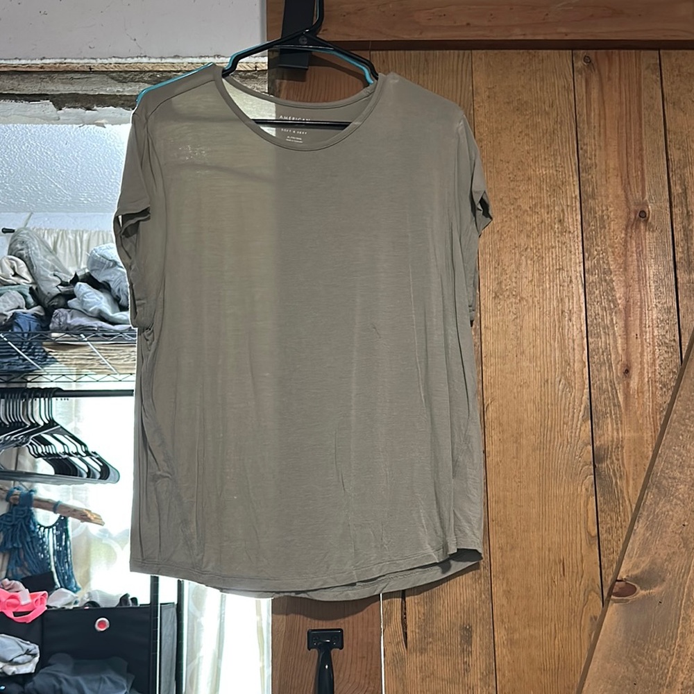 AE Women's Green Soft and Sexy Tee